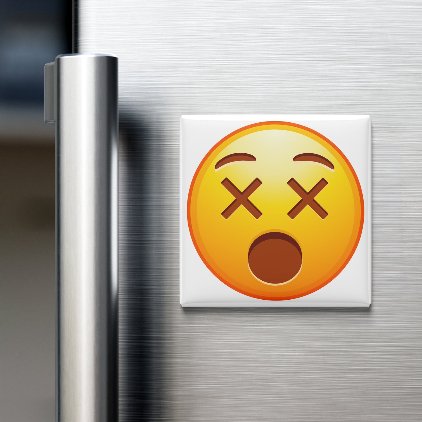 DIZZY FACE EMOJI MAGNET