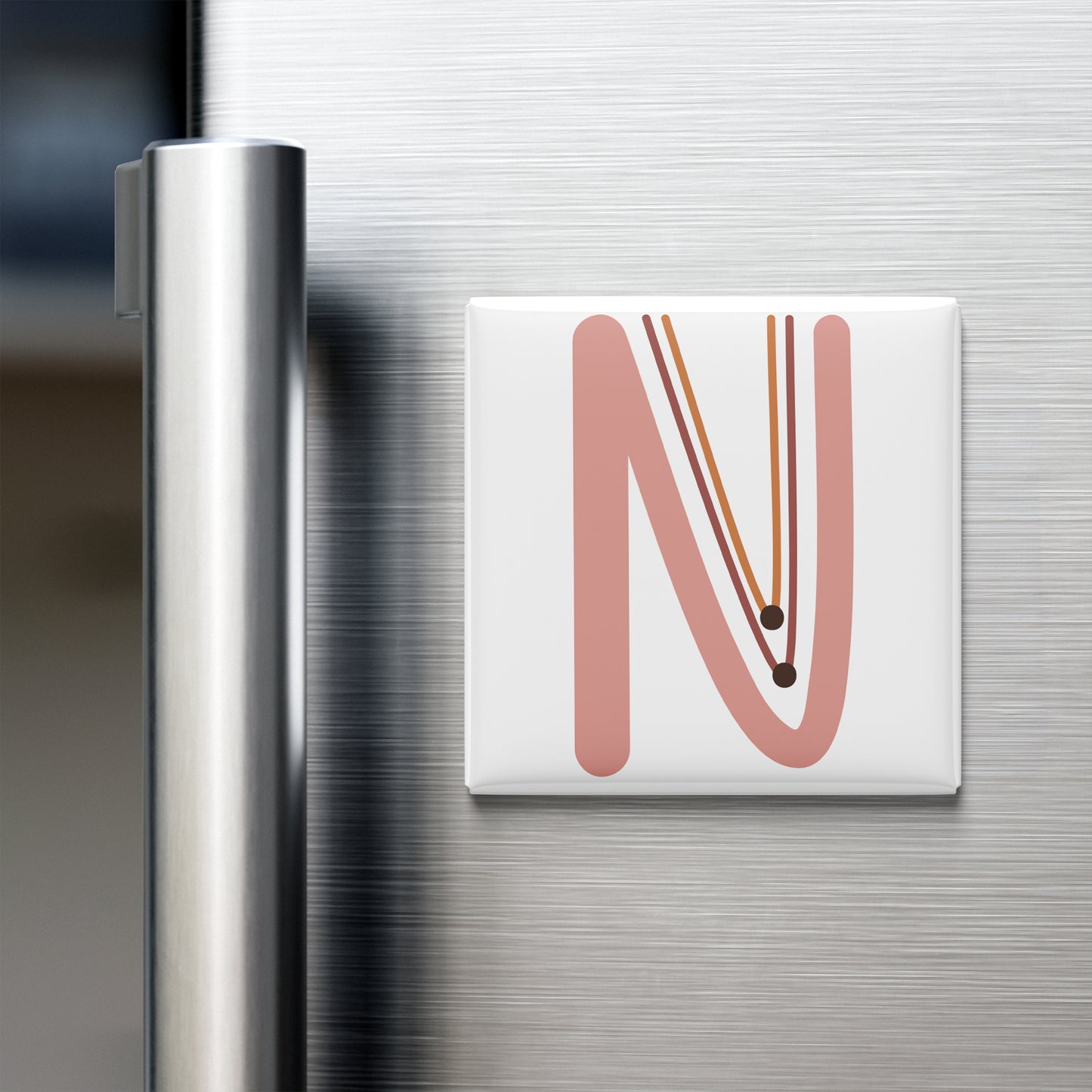 BOHO ALPHABET MAGNET – N