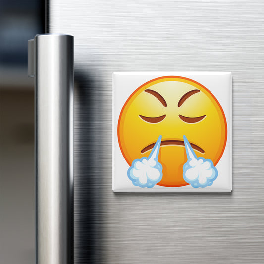 FACE WITH STEAM FROM NOSE EMOJI MAGNET