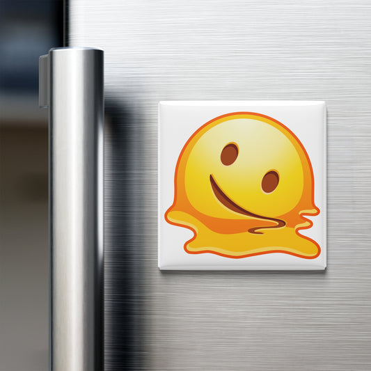 MELTING FACE EMOJI MAGNET