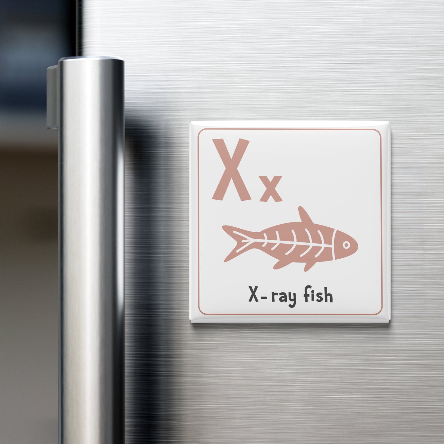 ANIMAL ALPHABET MAGNET – X