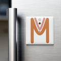 Boho Alphabet Magnet – M