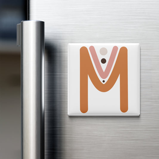 BOHO ALPHABET MAGNET – M