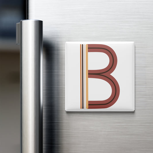 BOHO ALPHABET MAGNET – B