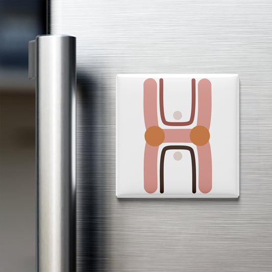 BOHO ALPHABET MAGNET – H