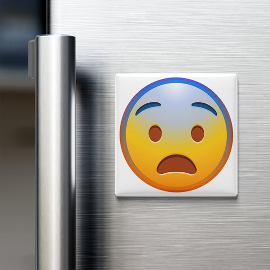 FEARFUL FACE EMOJI MAGNET