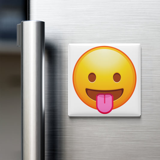 FACE WITH STUCK-OUT TONGUE EMOJI MAGNET