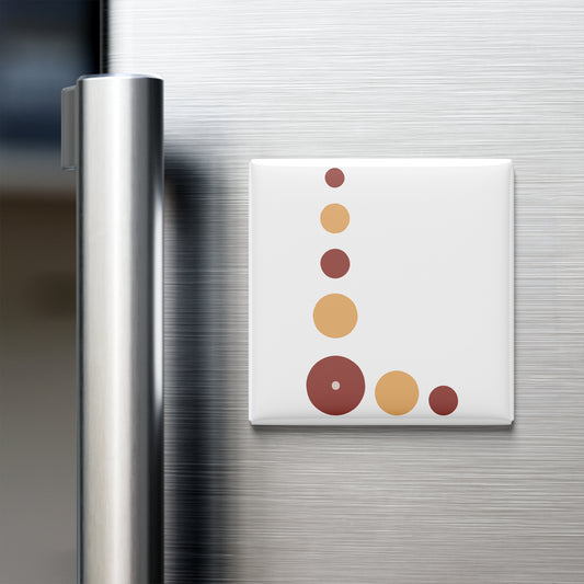 BOHO ALPHABET MAGNET – L