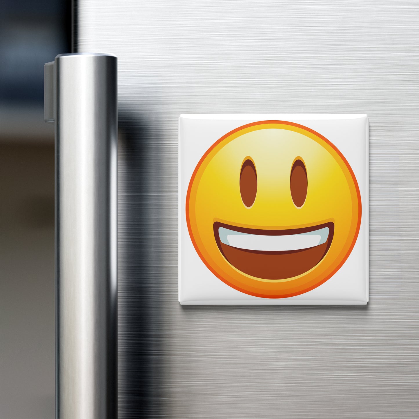 GRINNING FACE WITH BIG EYES EMOJI MAGNET