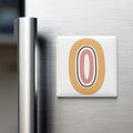 Boho Alphabet Magnet – O
