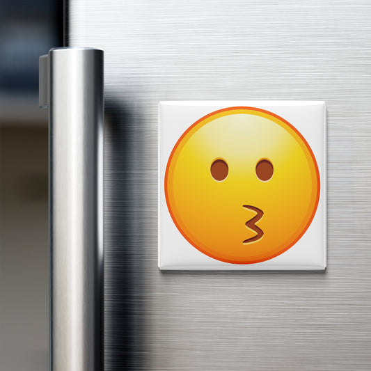 KISSING FACE EMOJI MAGNET