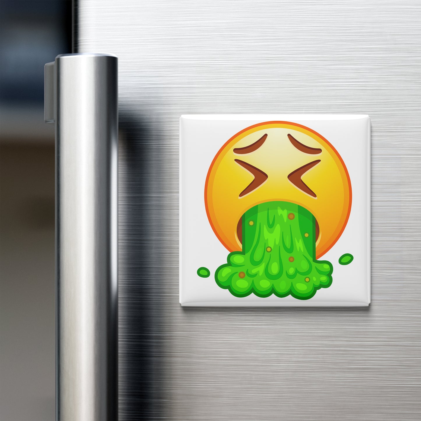 VOMITING FACE EMOJI MAGNET