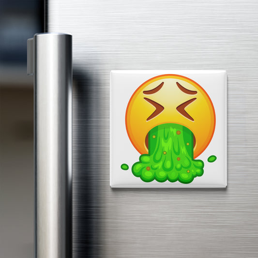 VOMITING FACE EMOJI MAGNET
