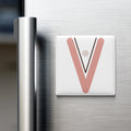 Boho Alphabet Magnet – V