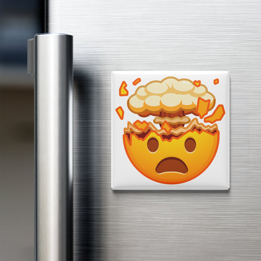 EXPLODING HEAD EMOJI MAGNET