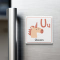 Animal Alphabet Magnet – U
