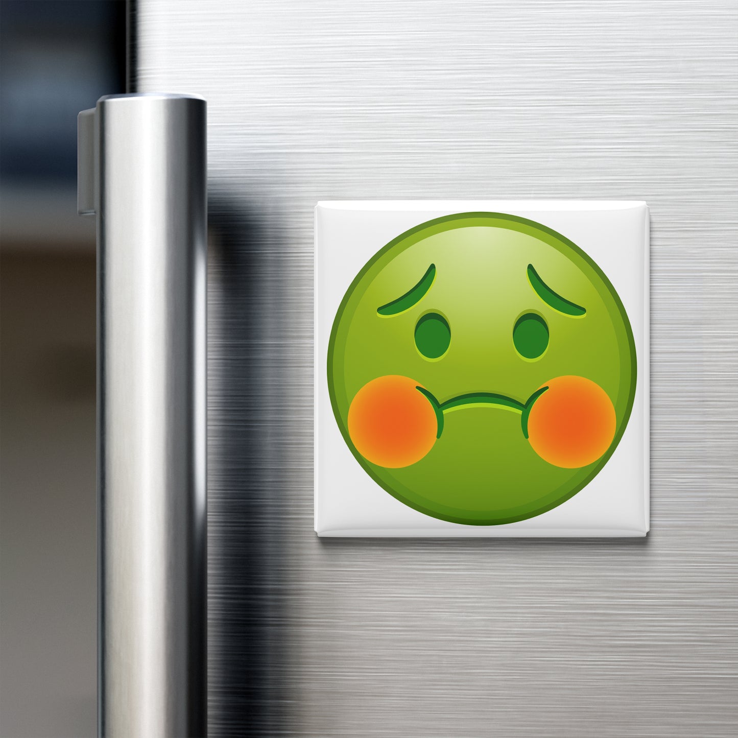 NAUSEATED FACE EMOJI MAGNET