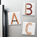 Boho Alphabet Magnet Set (A–Z)