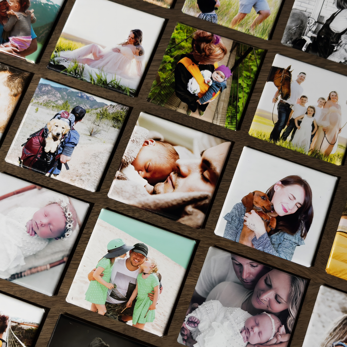 Square photo magnets – great Snap Magnets alternative