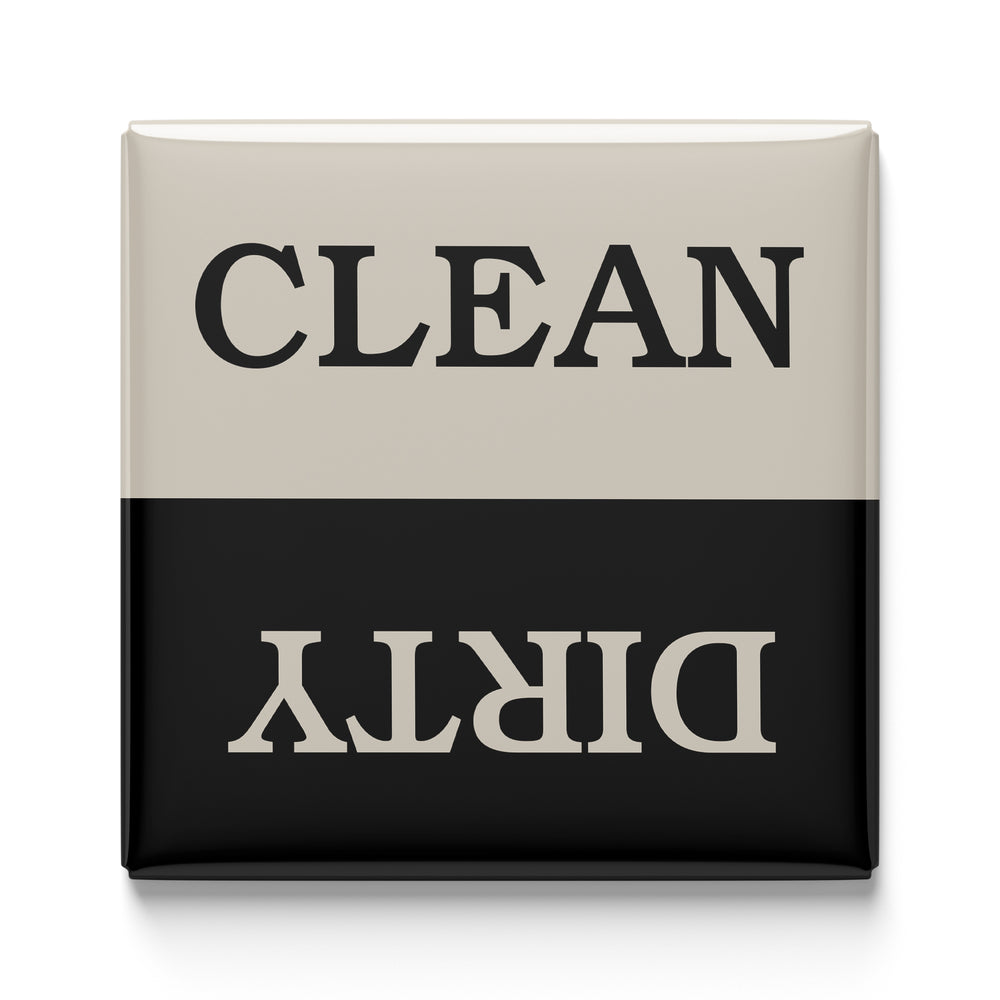 BLACK & TAN DISHWASHER MAGNET