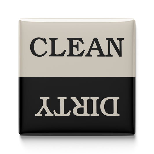 BLACK & TAN DISHWASHER MAGNET