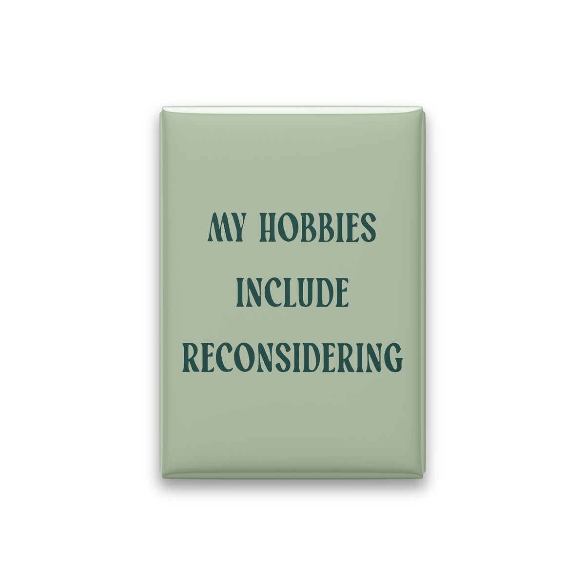 My Hobbies Include Reconsidering Magnet