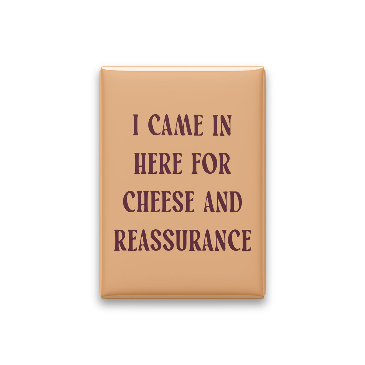 I Came in Here for Cheese and Reassurance Magnet