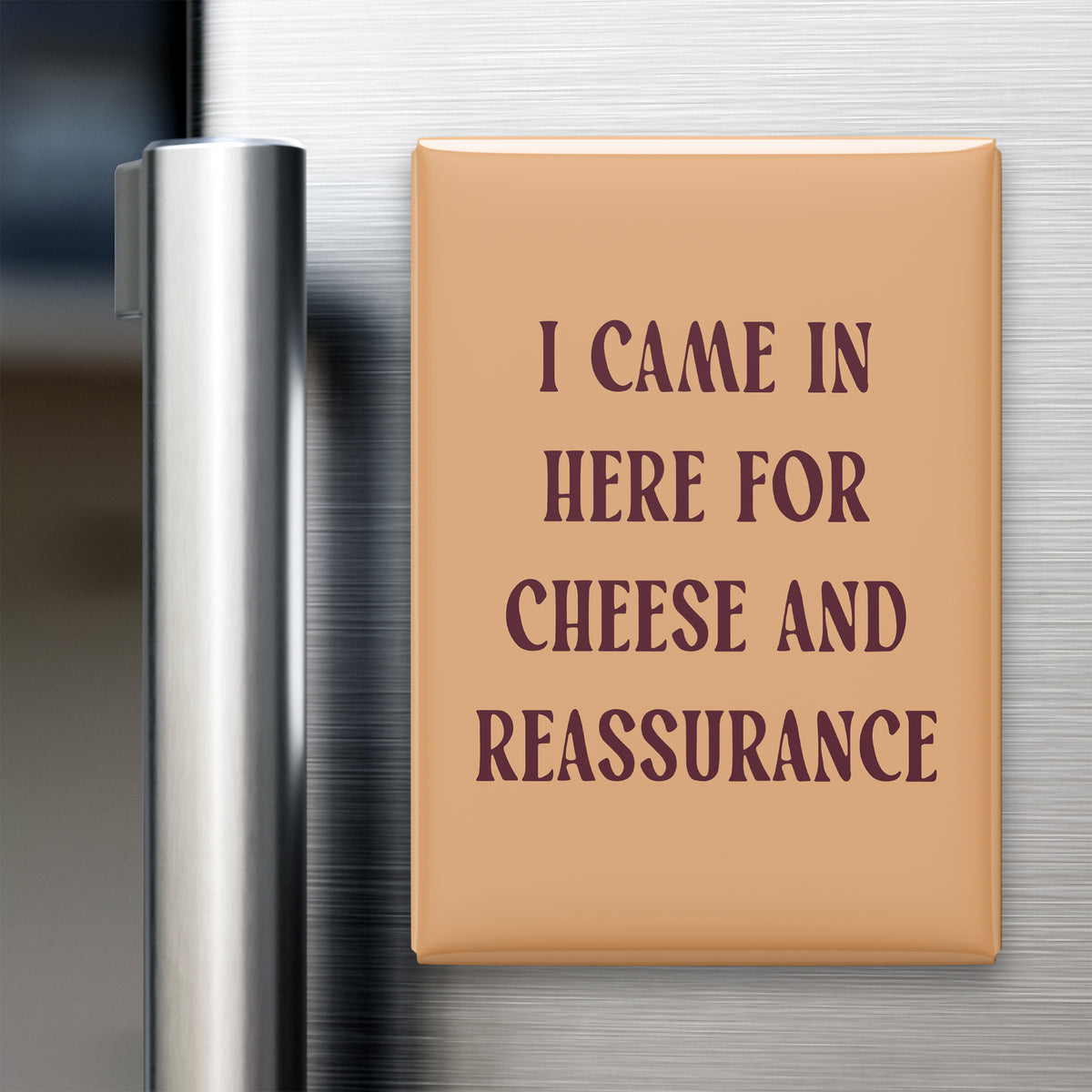 I Came in Here for Cheese and Reassurance Magnet