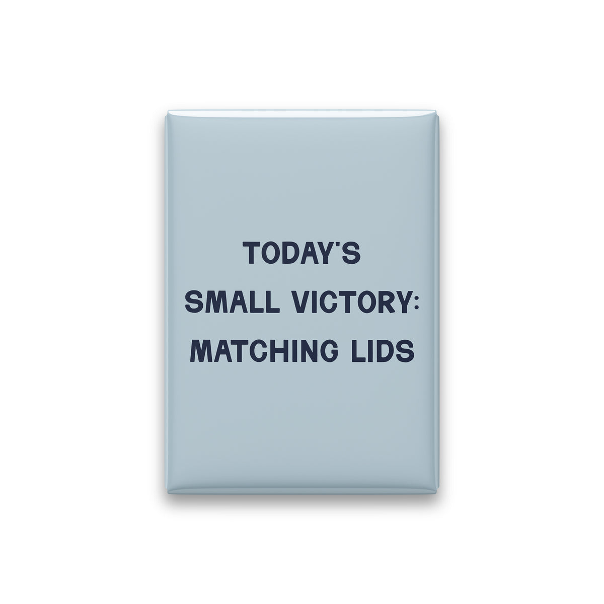 Today's Small Victory: Matching Lids Magnet