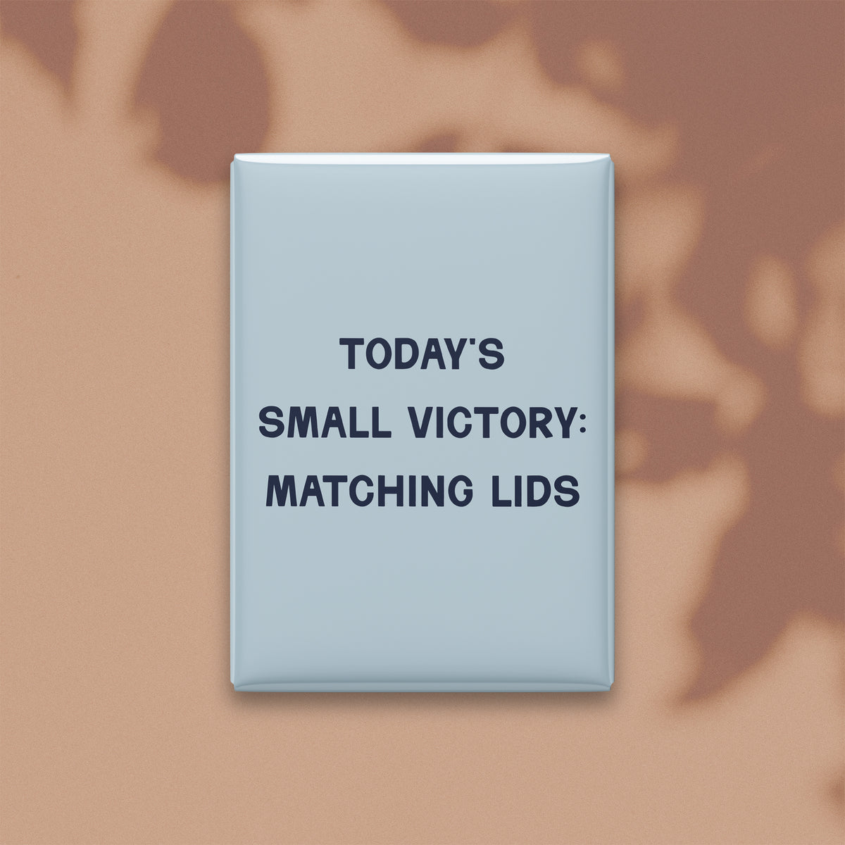 Today's Small Victory: Matching Lids Magnet