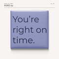 Custom Text Magnets - 2 x 2 Inch