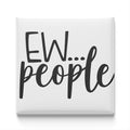the text "EW...peOPLE" in a stylized font.