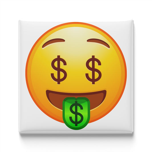 Money-Mouth Face Emoji Magnet