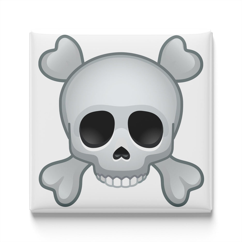 Skull and Crossbones Emoji Magnet