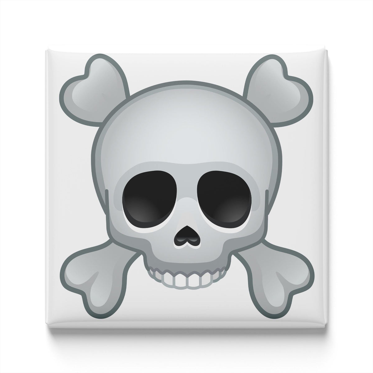 Skull and Crossbones Emoji Magnet