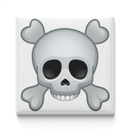 Skull and Crossbones Emoji Magnet