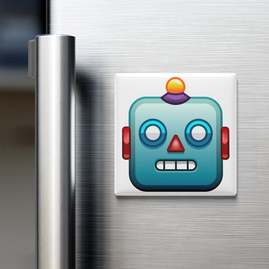 Robot Face Emoji Magnet