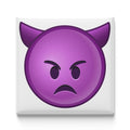 Angry Face With Horns Emoji Magnet
