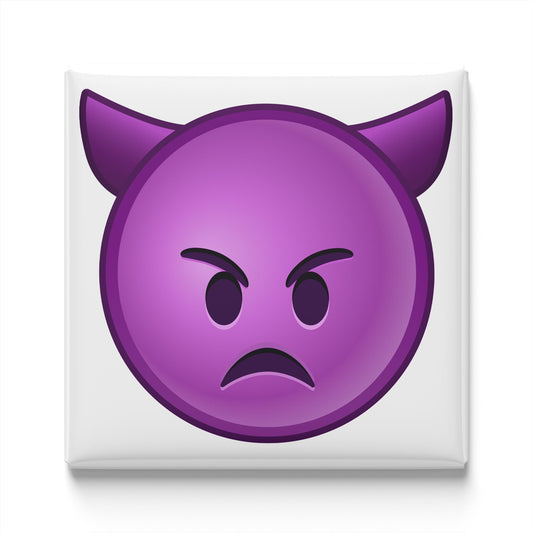Angry Face With Horns Emoji Magnet