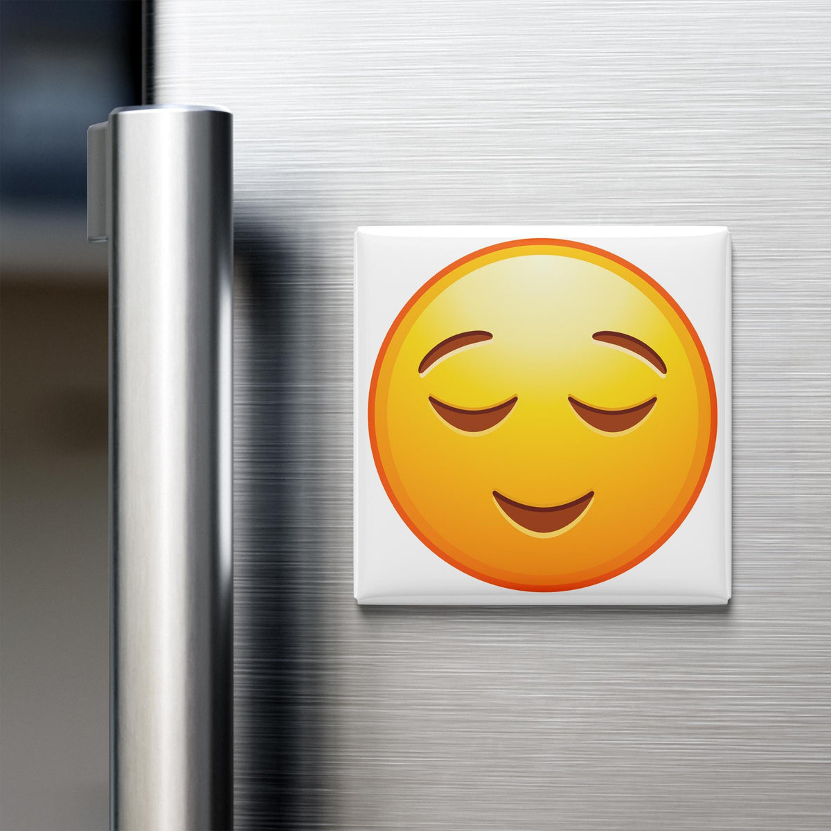 Relieved Face Emoji Magnet