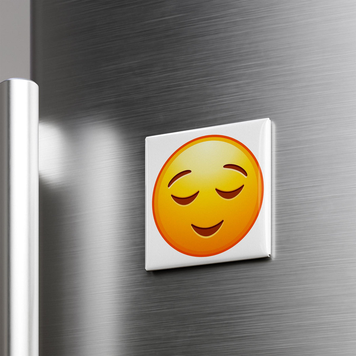 Relieved Face Emoji Magnet