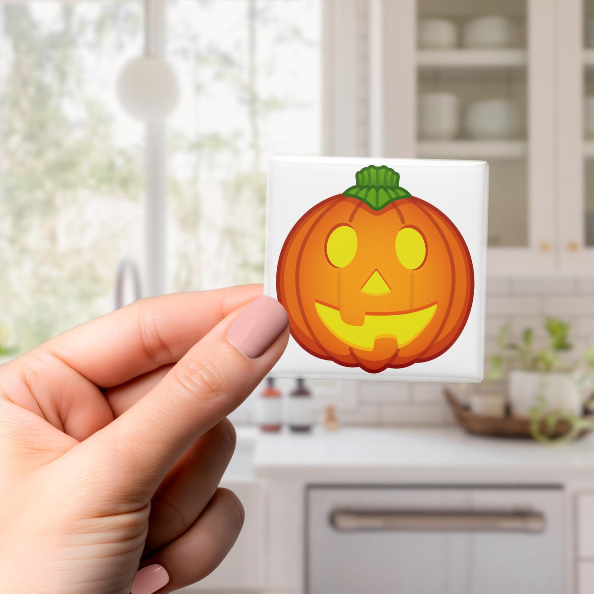 Jack-O-Lantern Emoji Magnet