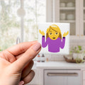Woman Shrugging Emoji Magnet
