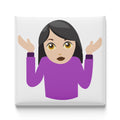 Woman Shrugging Emoji Magnet