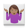 Woman Shrugging Emoji Magnet