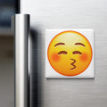 Kissing Face With Closed Eyes Emoji Magnet