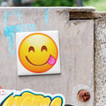 Smiling Face Licking Lips Emoji Magnet