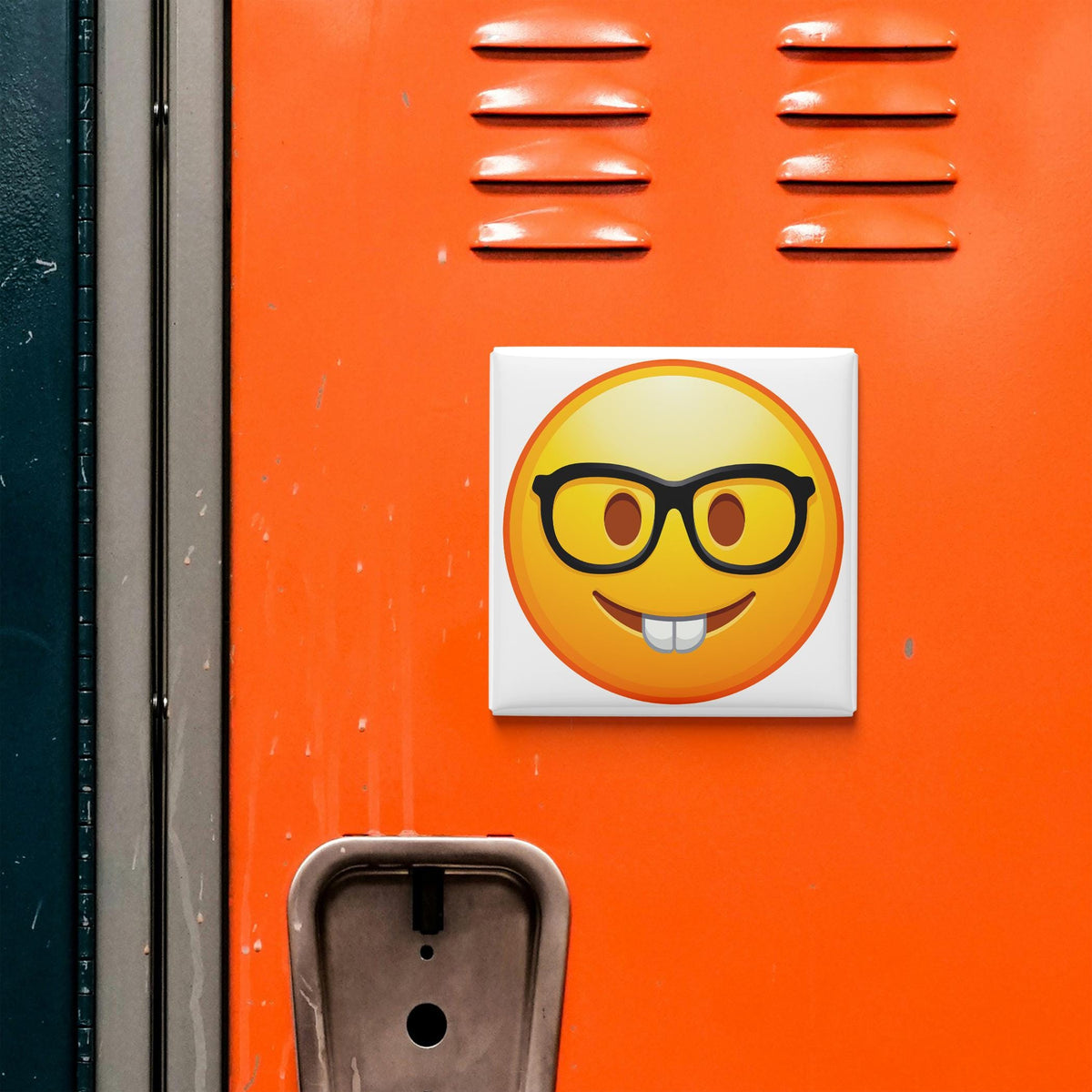 Smiling Face With Glasses Emoji Magnet