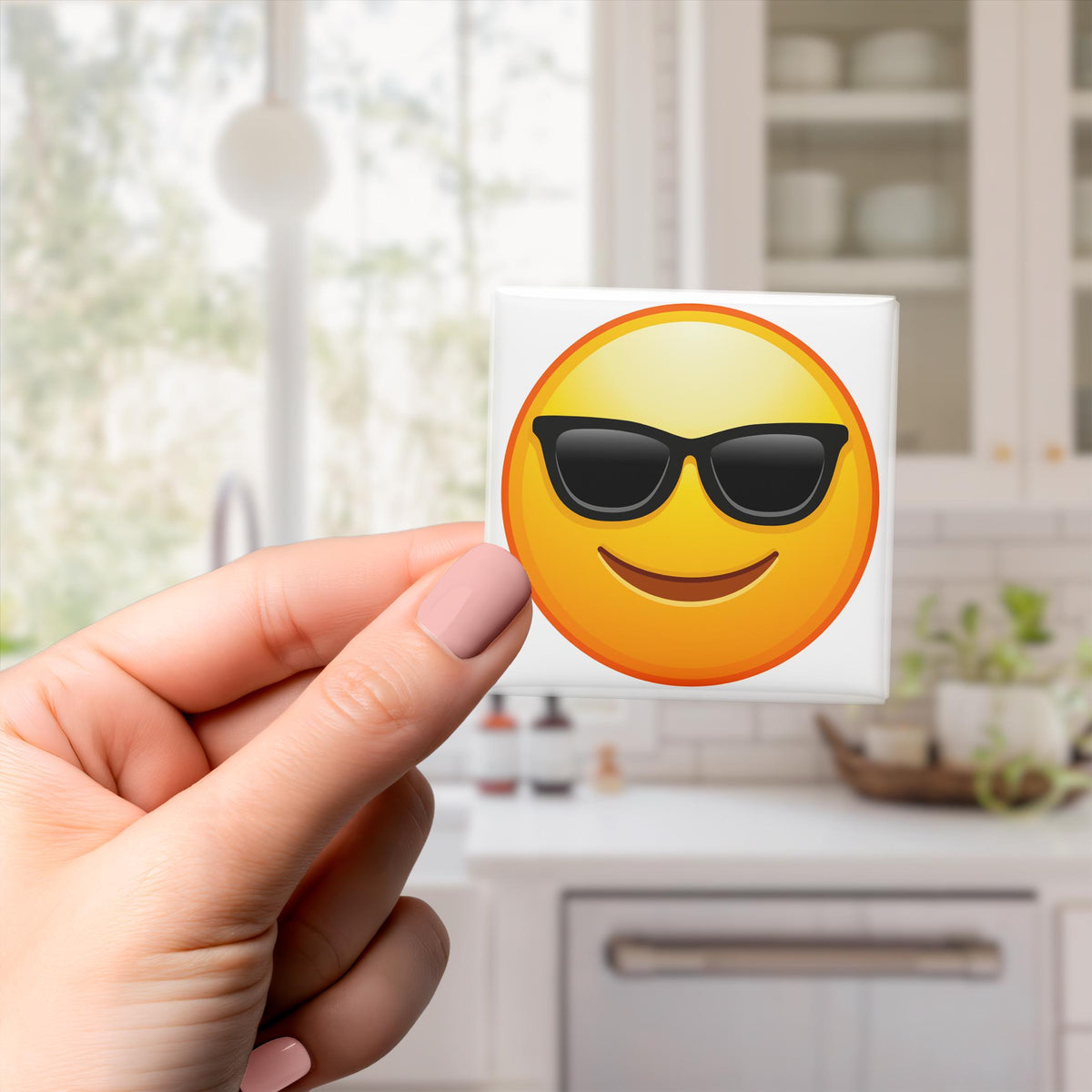 Smiling Face With Sunglasses Emoji Magnet