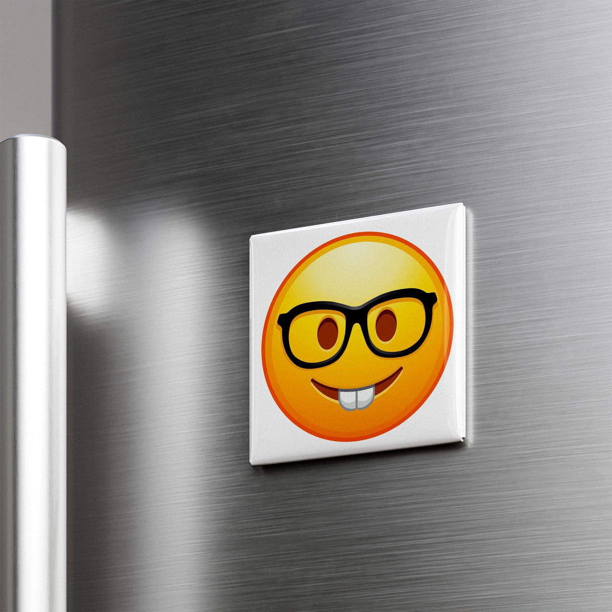 Smiling Face With Glasses Emoji Magnet